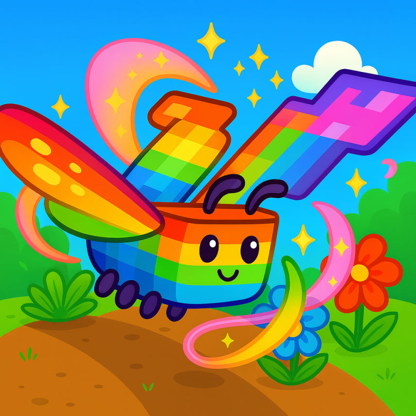 Rainbow Butterfly Pet